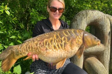 Well done Louise, we hope you will cross the border again and fish the Bude Canal. again. 