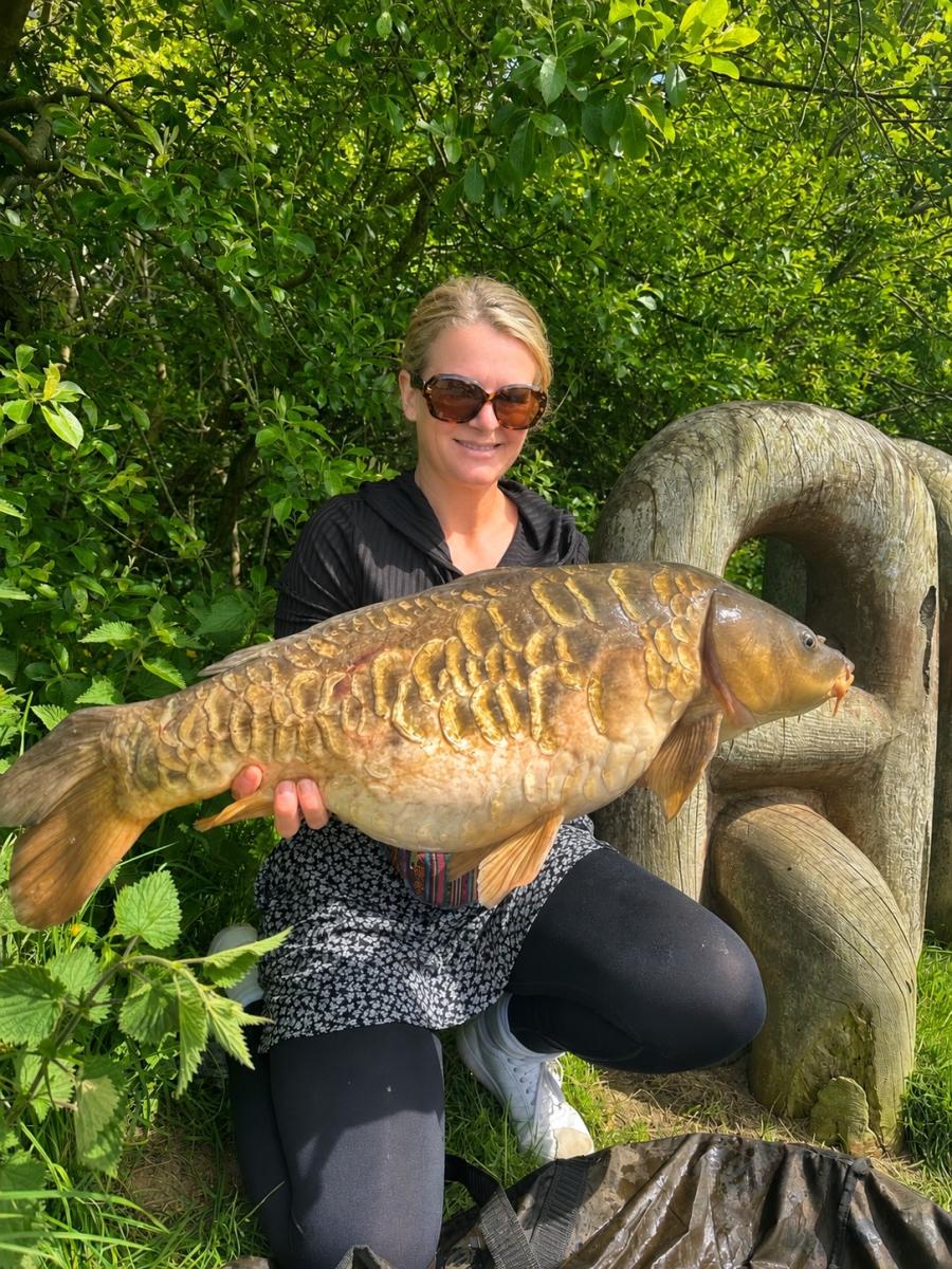 Well done Louise, we hope you will cross the border again and fish the Bude Canal. again. 